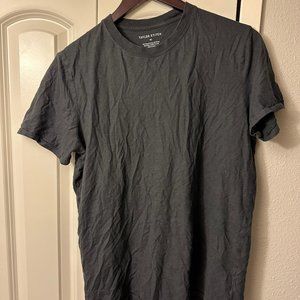 Taylor Stitch | The Cotton Hemp Tee | Color: Charcoal | Size: 40 (M)